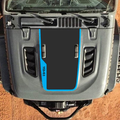 Hood Decal for Jeep Wrangler JL JLU Gladiator JT Rubicon Hood 2018+ Style #37