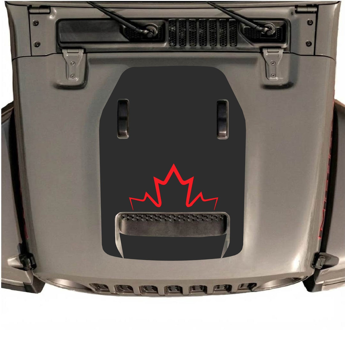 CarCode autocollant de capot pour Jeep Wrangler JL/JLU Rubicon 392 et JT Gladiator Mojave, design élégant sur le capot du véhicule, style #20
