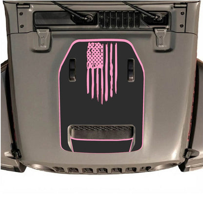 Autocollant de capot CarCode pour Jeep Wrangler JL/JLU Rubicon 392 et JT Gladiator Mojave 2020-2026, design graphique élégant pour véhicule