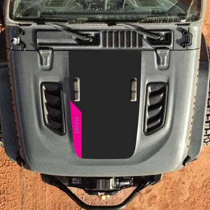 Hood Decal for Jeep Wrangler JL JLU Gladiator JT Rubicon Hood 2018+ Style #68