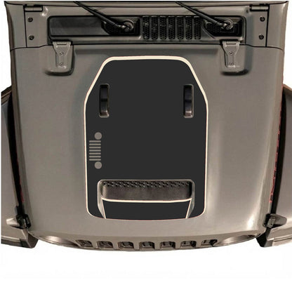 CarCode hood decal for Jeep Wrangler JL/JLU Rubicon 392 and Gladiator Mojave 2020-2026, stylish design on vehicle hood