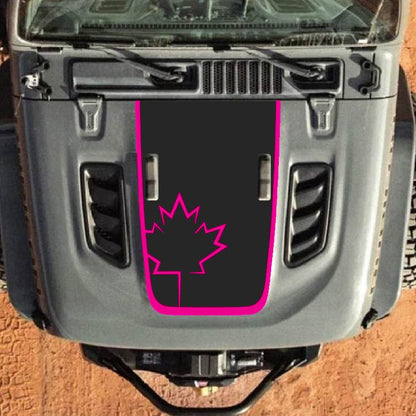 Hood Decal for Jeep Wrangler JL JLU Gladiator JT Rubicon Hood 2018+ Style #40