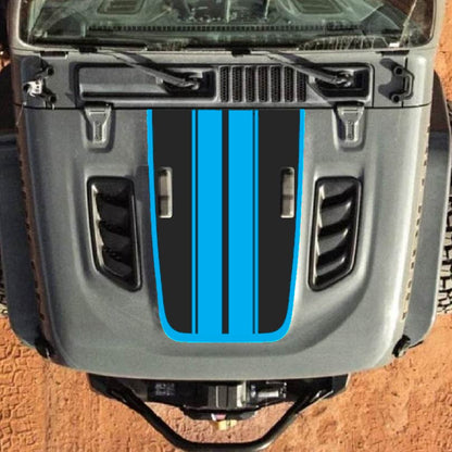 Hood Decal for Jeep Wrangler JL JLU Gladiator JT Rubicon Hood 2018+ Style #60