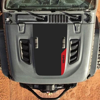 Hood Decal for Jeep Wrangler JL JLU Gladiator JT Rubicon Hood 2018+ Style #21