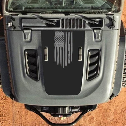 Hood Decal for Jeep Wrangler JL JLU Gladiator JT Rubicon Hood 2018+ Style #28