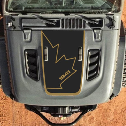 Hood Decal for Jeep Wrangler JL JLU Gladiator JT Rubicon Hood 2018+ Style #38
