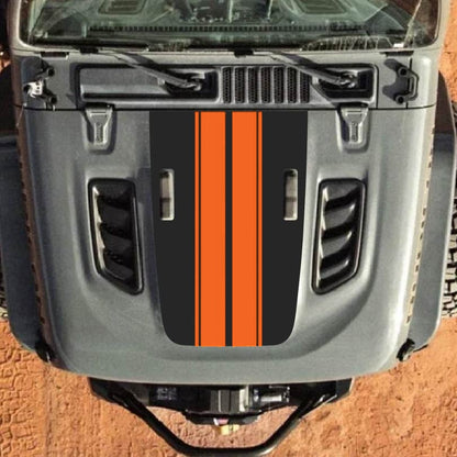 Hood Decal for Jeep Wrangler JL JLU Gladiator JT Rubicon Hood 2018+ Style #49