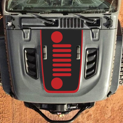 Hood Decal for Jeep Wrangler JL JLU Gladiator JT Rubicon Hood 2018+ Style #54