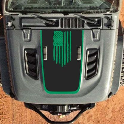 Hood Decal for Jeep Wrangler JL JLU Gladiator JT Rubicon Hood 2018+ Style #30
