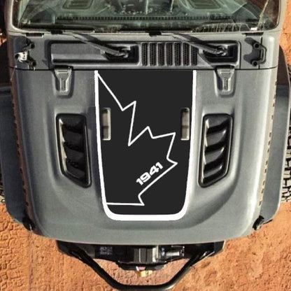 Hood Decal for Jeep Wrangler JL JLU Gladiator JT Rubicon Hood 2018+ Style #38