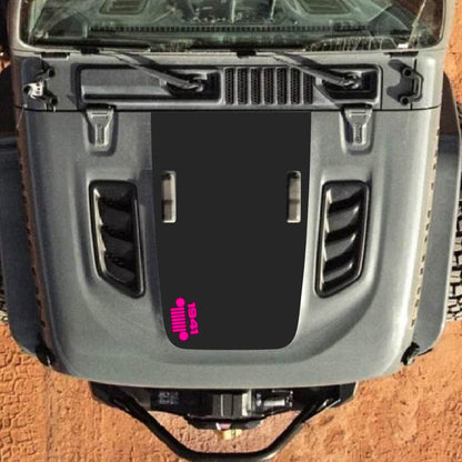 Hood Decal for Jeep Wrangler JL JLU Gladiator JT Rubicon Hood 2018+ Style #07