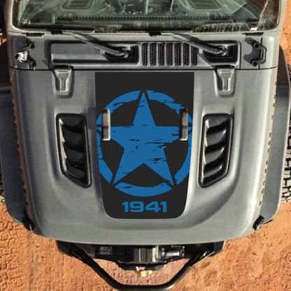 Hood Decal for Jeep Wrangler JL JLU Gladiator JT Rubicon Hood 2018+ Style #29