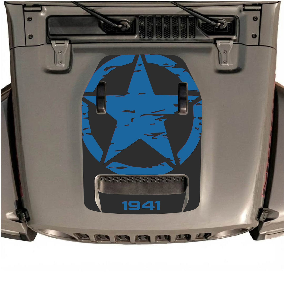 CarCode autocollant de capot pour Jeep Wrangler JL/JLU Rubicon 392 et Gladiator Mojave, design élégant sur le capot du véhicule