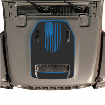 CarCode autocollant de capot pour Jeep Wrangler JL/JLU Rubicon 392 et JT Gladiator Mojave 2020-2026, design graphique extérieur élégant