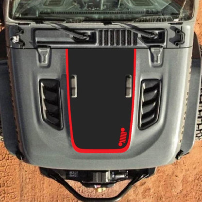 Hood Decal for Jeep Wrangler JL JLU Gladiator JT Rubicon Hood 2018+ Style #65