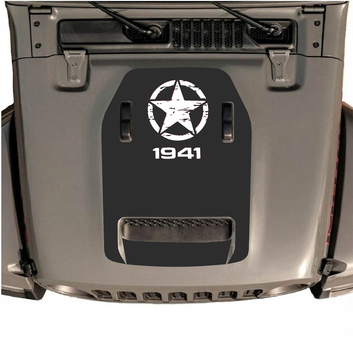 Autocollant de capot CarCode pour Jeep Wrangler JL/JLU Rubicon 392 et JT Gladiator Mojave 2020-2026, design élégant pour véhicule