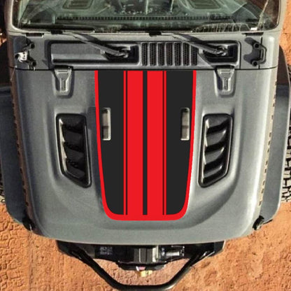 Hood Decal for Jeep Wrangler JL JLU Gladiator JT Rubicon Hood 2018+ Style #60