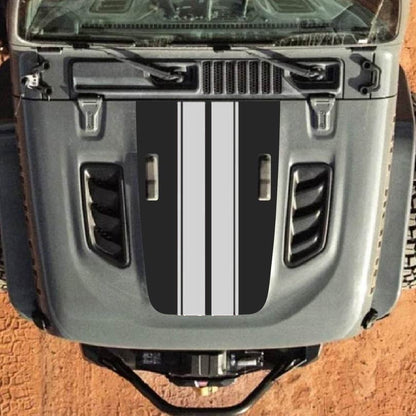 Hood Decal for Jeep Wrangler JL JLU Gladiator JT Rubicon Hood 2018+ Style #49