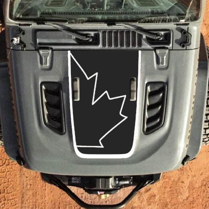 Hood Decal for Jeep Wrangler JL JLU Gladiator JT Rubicon Hood 2018+ Style #34