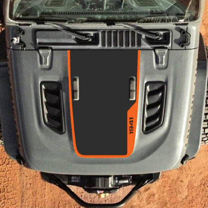 Hood Decal for Jeep Wrangler JL JLU Gladiator JT Rubicon Hood 2018+ Style #12