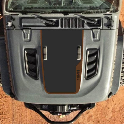 Hood Decal for Jeep Wrangler JL JLU Gladiator JT Rubicon Hood 2018+ Style #12