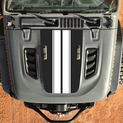 Hood Decal for Jeep Wrangler JL JLU Gladiator JT Rubicon Hood 2018+ Style #49