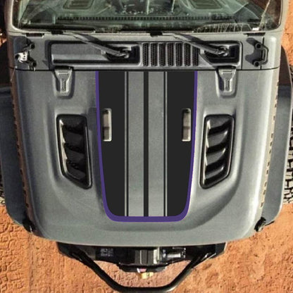 Hood Decal for Jeep Wrangler JL JLU Gladiator JT Rubicon Hood 2018+ Style #96
