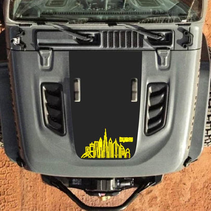 Hood Decal for Jeep Wrangler JL JLU Gladiator JT Rubicon Hood 2018+ Style #51