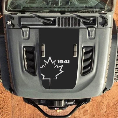 Hood Decal for Jeep Wrangler JL JLU Gladiator JT Rubicon Hood 2018+ Style #45