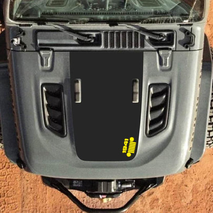 Hood Decal for Jeep Wrangler JL JLU Gladiator JT Rubicon Hood 2018+ Style #06