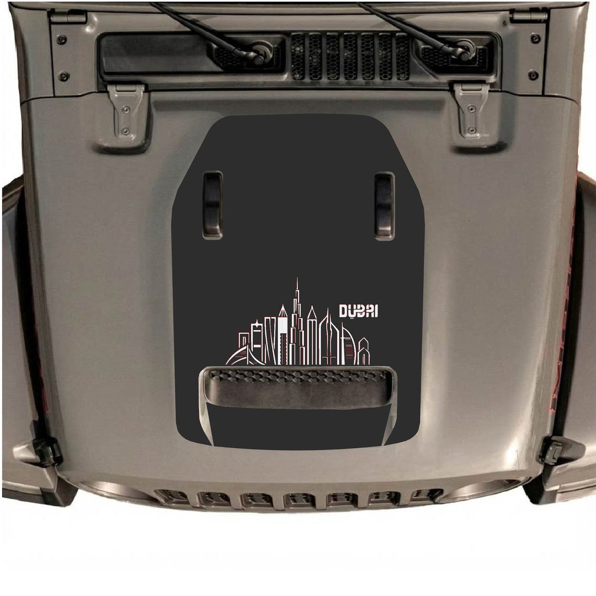 Autocollant de capot CarCode pour Jeep Wrangler JL/JLU Rubicon 392 et JT Gladiator Mojave 2020-2026, design élégant pour véhicule