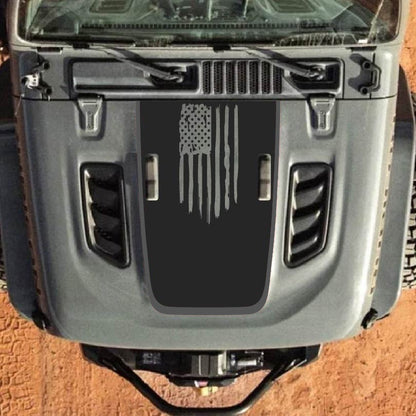 Hood Decal for Jeep Wrangler JL JLU Gladiator JT Rubicon Hood 2018+ Style #89