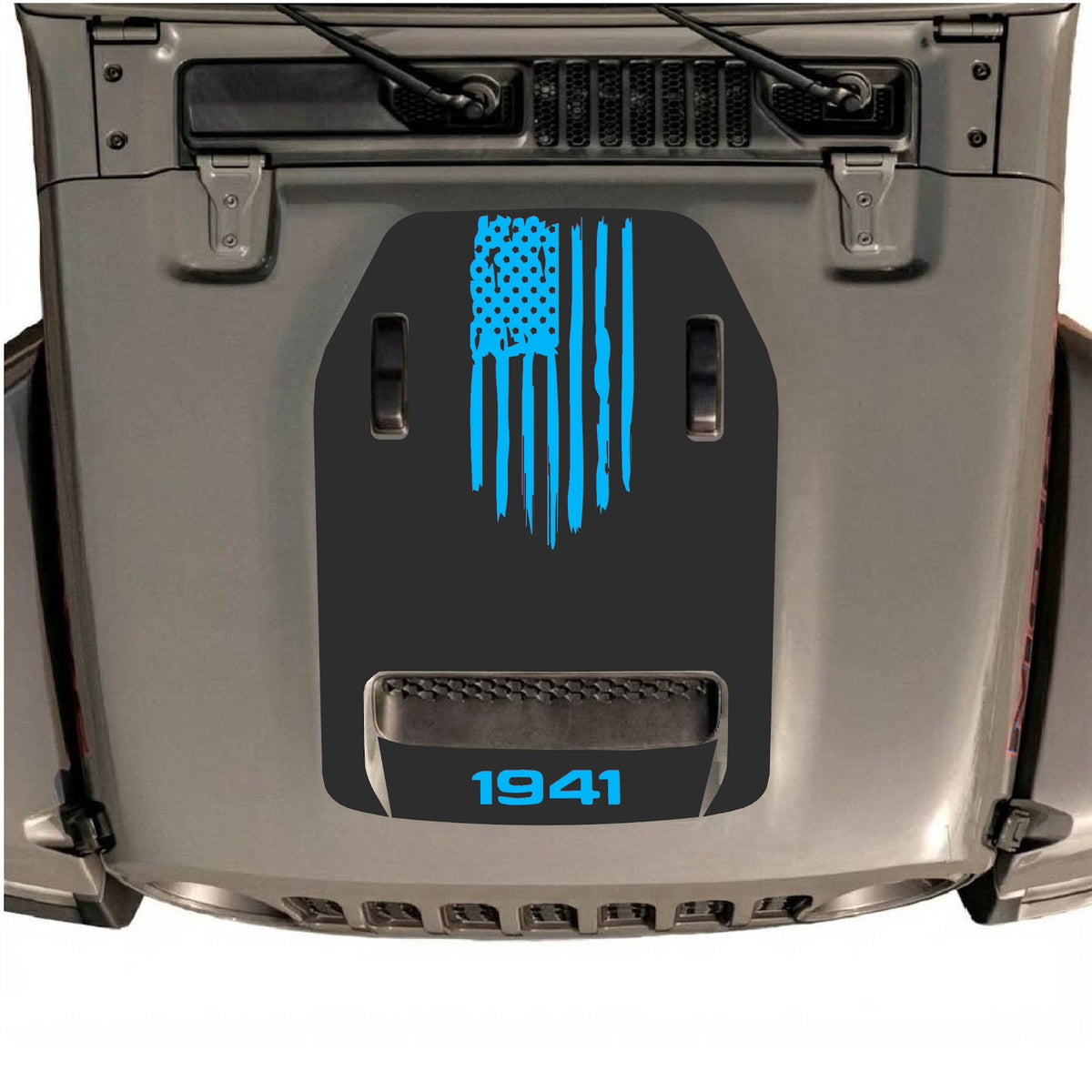 Autocollant de capot CarCode pour Jeep Wrangler JL/JLU Rubicon 392 et JT Gladiator Mojave 2020-2026, design graphique automobile élégant