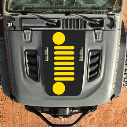 Hood Decal for Jeep Wrangler JL JLU Gladiator JT Rubicon Hood 2018+ Style #62