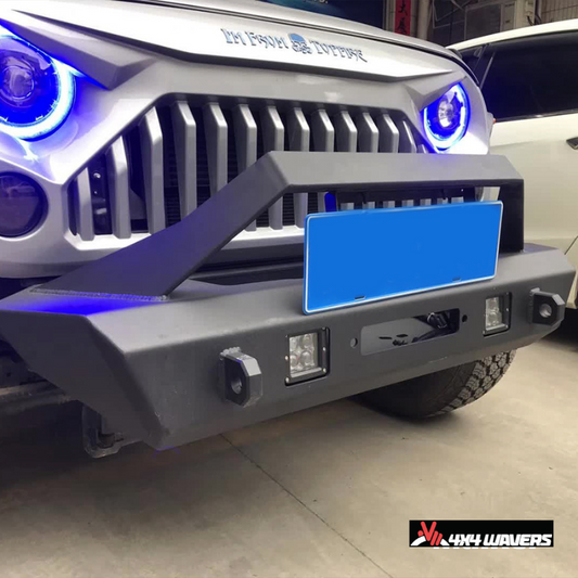 4x4wavers Front Bumper - Angry Front Style - 4X4 WAVERS