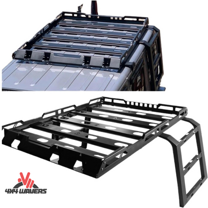 4x4wavers Roof Rack with 2 Side Ladders Set - Legend Offroad Style - 4X4 WAVERS