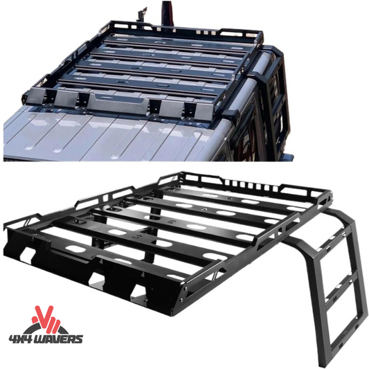 4x4wavers Roof Rack with 2 Side Ladders Set - Legend Offroad Style - 4X4 WAVERS