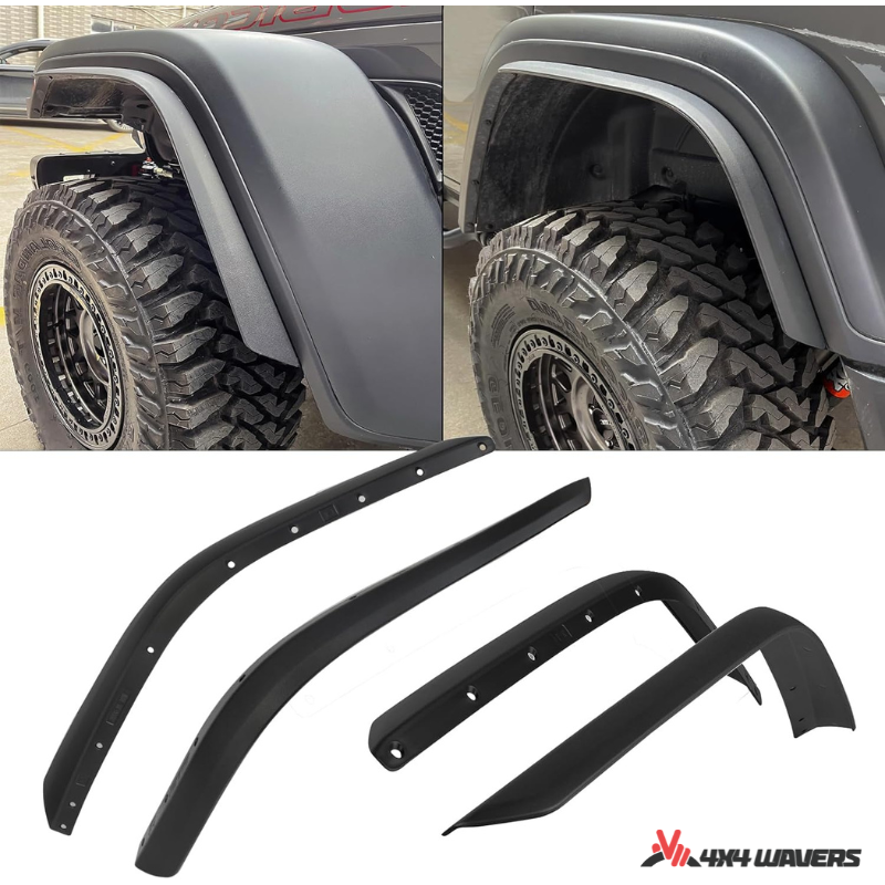 4x4wavers Fender Flares Trim Extension Protector - 4X4 WAVERS