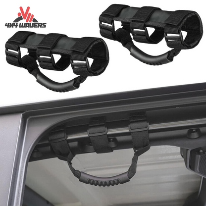 4x4wavers Canvas Roll Bar Handle (1 unit) Black - 4X4 WAVERS