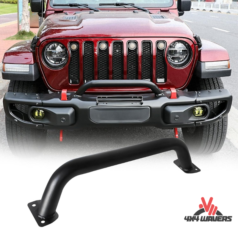4x4WAVERS U-Shape Bull Bar | Jeep Wrangler JL/ JLU/4XE/Gladiator-JT 2018+ | OFFactory by 4X4WAVERS (Image 1)