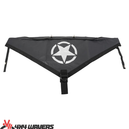 4x4wavers Hood Leather - Jeep Star Style - 4X4 WAVERS