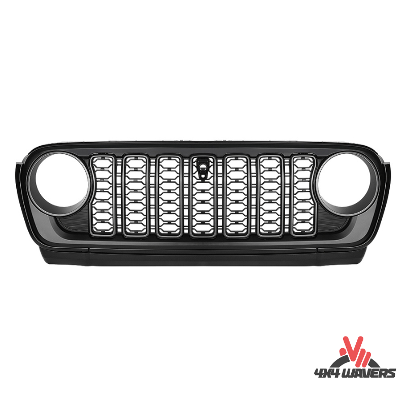 4x4wavers Grille - 2024 New Style Front Grille with Camera Hole - 4X4 WAVERS