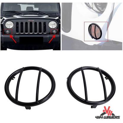 4x4wavers Iron Fog Light Cover - 4X4 WAVERS