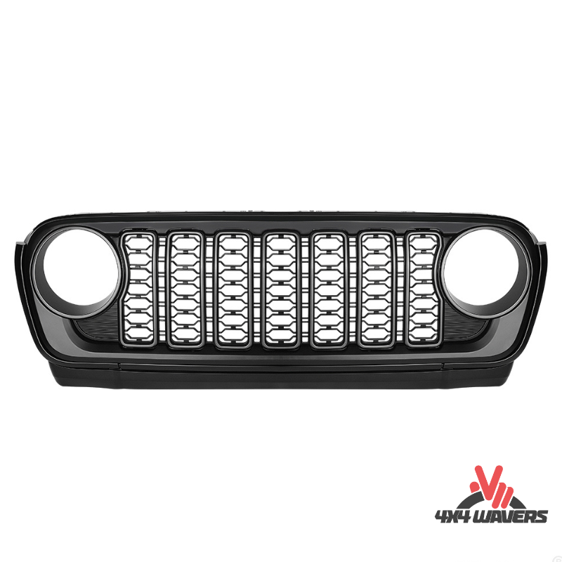 4x4wavers Grille - 2024 New Style Front Grille without Camera Hole - 4X4 WAVERS