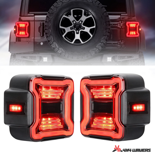 4x4wavers Tail Lights LED Replacement Light, New JL Original Style - 4X4 WAVERS