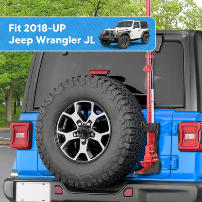 4X4Wavers Steel Rear Hi-Lift Jack Mount Holder Tailgate Bracket - 4X4 WAVERS