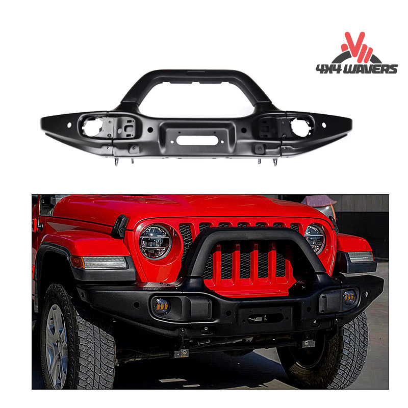 4x4wavers Front Bumper - AEV Style with Sensor Holes - 4X4 WAVERS