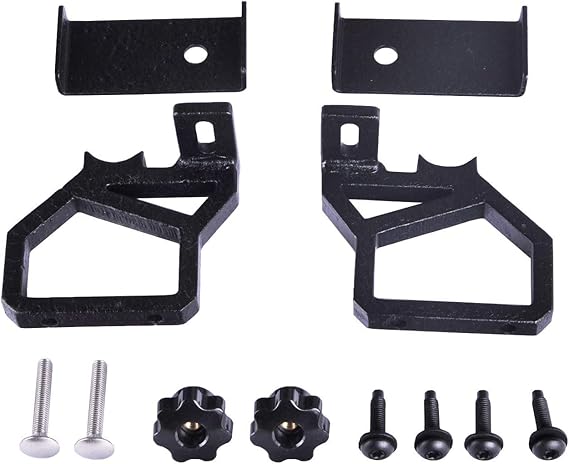 4X4Wavers High Lift Jack Mount Hood Brackets - Jeep Wrangler JK/JKU 2007-2018 - 4X4 WAVERS