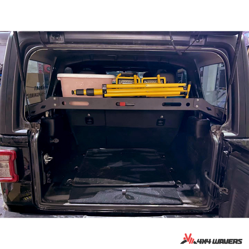 4x4wavers Aluminum Rear Trunk Cargo Frame Rack Organizer and Storage - 4X4 WAVERS