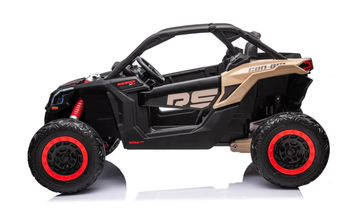 2026 2X24V CAN AM MAVERICK 4X4 2 Seater DELUXE Kids Ride On Car with Remote Control